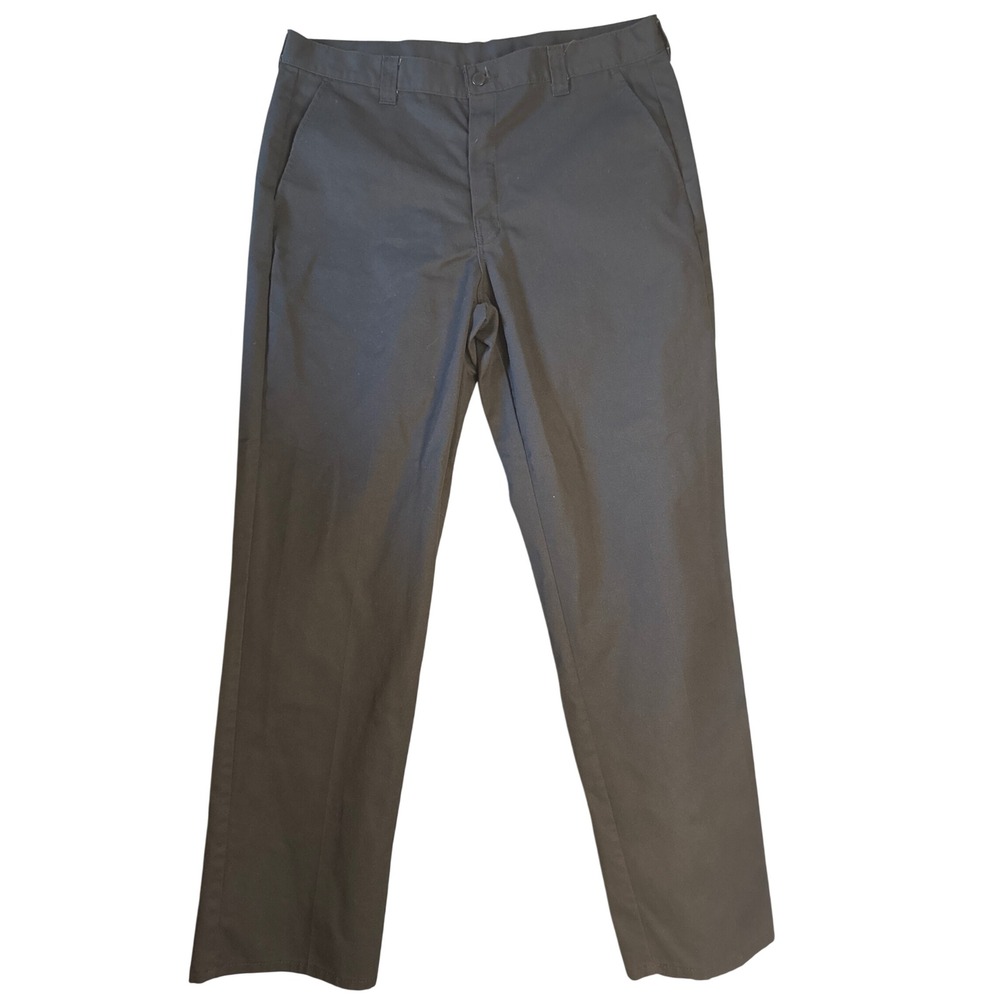 Genuine Dickies Mens Black Relaxed Fit Straight Leg Work Pants GP474BK 36x34